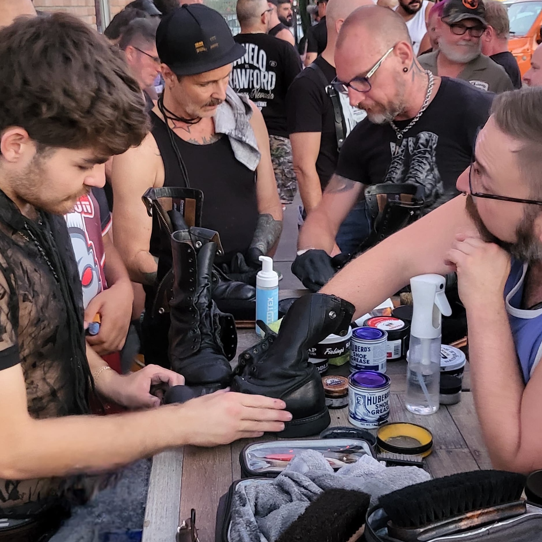Clean those boots